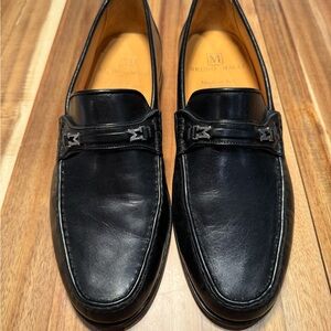 Bruno Magli Men's Black Leather Loafers